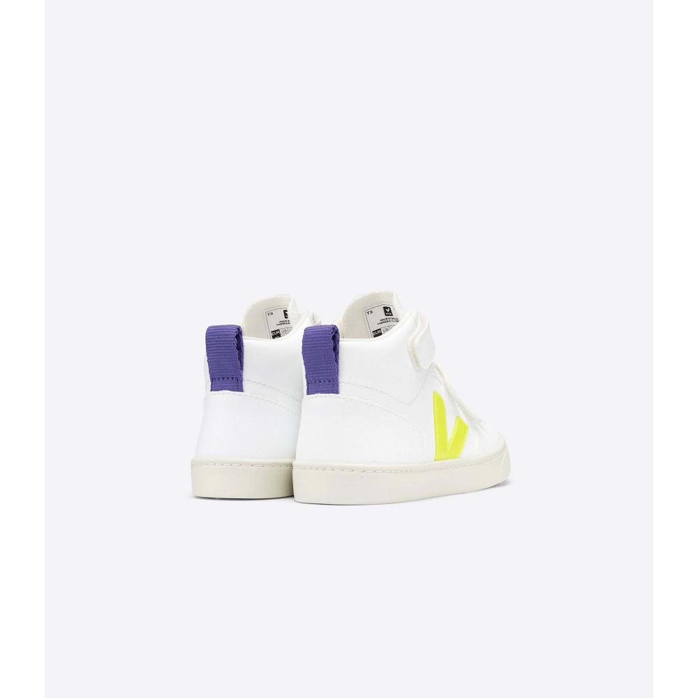 παπουτσια παιδικα Veja V-10 MID CWL White/Purple | GR 797CTV